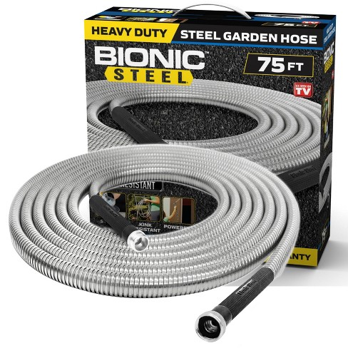 Bionic Steel 75 Foot 304 Stainless Steel Metal Garden Hose : Target