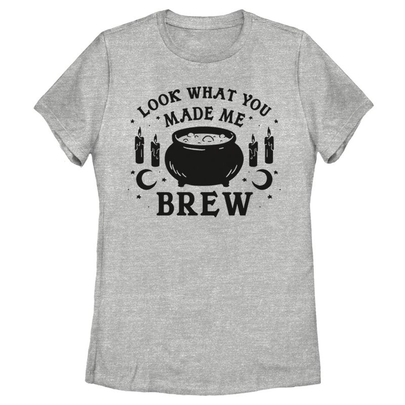 Women's Lost Gods Halloween Look What You Made Me Brew T-Shirt, 1 of 5