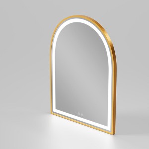 Dovelina Arched Bathroom Vanity Mirror with LED Lights Anti-fog Wall Mirror - 1 of 4