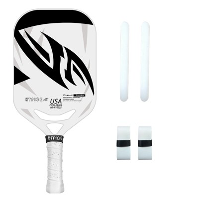 Aukfa Carbon Fiber Pickleball Paddle – 14mm Polypropylene Honeycomb Core, UV Matte Finish, Hot Press Molded, Lightweight Pro Racket
