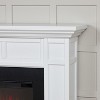 Alcott 75" Landscape Electric Fireplace in White by Real Flame - 3 of 4