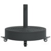 vidaXL Parasol Base Black PE (Polyethylene) Standard Parasol Base Size - 4 of 4