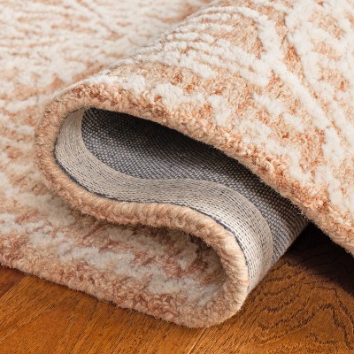 Ivory Hand-Tufted Wool Rectangular Area Rug