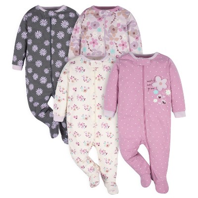 Gerber Baby Long Sleeve Sleep 'n Plays - Southwest - 6-9 Months - 4-pack :  Target