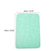 Unique Bargains Bathroom Rugs Polyester Bath Mat Machine Washable Green Cobblestone Pattern 23.62"x15.75" - 4 of 4