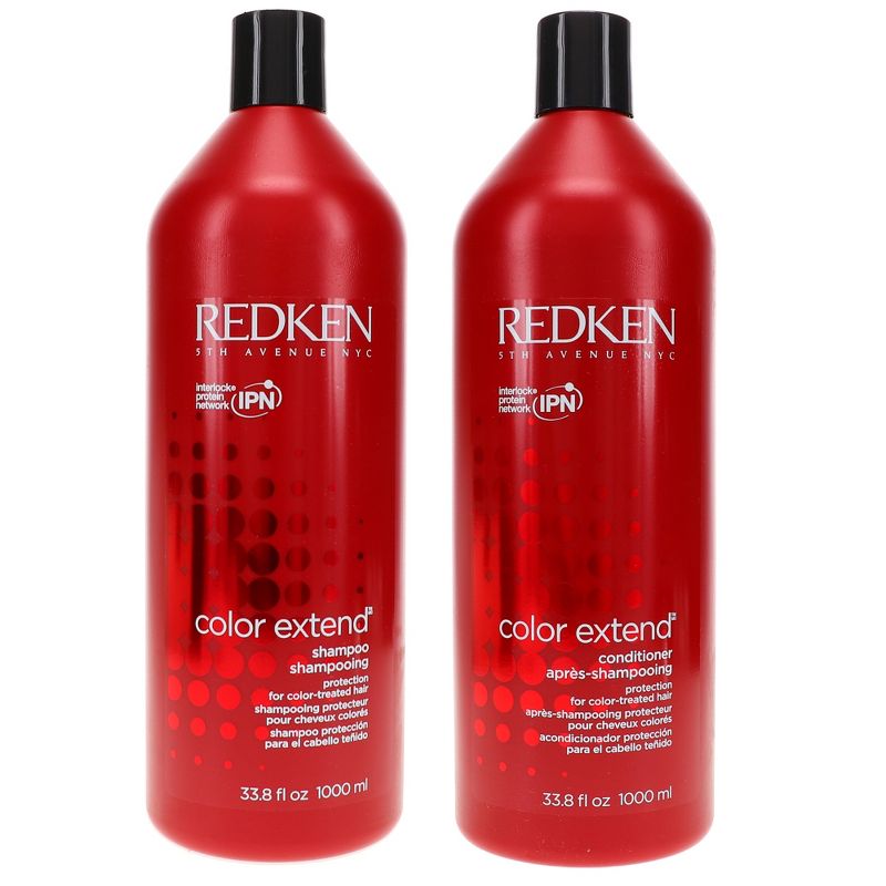 Redken Color Extend Shampoo 33.8 oz & Color Extend Conditioner 33.8 oz Combo Pack, 1 of 9