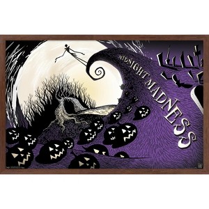 Trends International Disney The Nightmare Before Christmas- Midnight Madness Framed Wall Poster Prints - 1 of 4