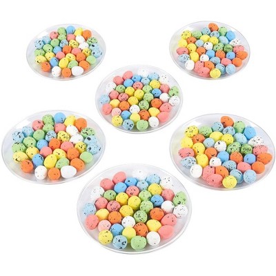 Juvale 216-Pack Mini Colorful Foam Easter Eggs for DIY Crafts and Easter Decor (0.7 x 0.5 in)