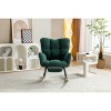 Lyngins Modern Indoor Armchair Rocking Chair without/with Adjustable Footrest,Small Accent Chair for Bedroom,Living Room - 2 of 4
