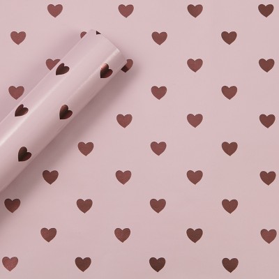 pink and brown wrapping paper