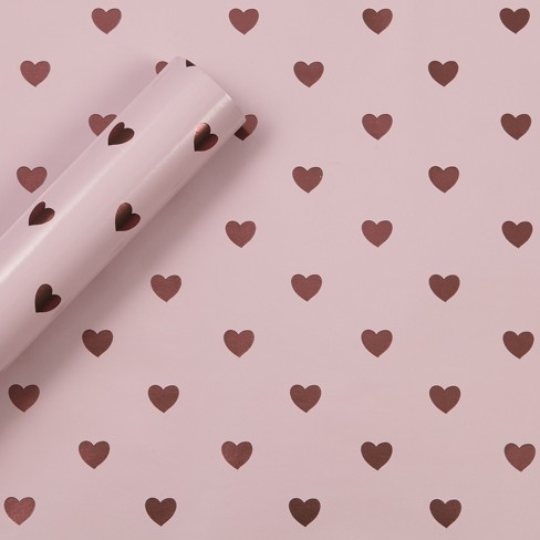Pink Hearts And Love Valentines Wrapping Paper