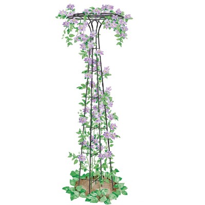 Essex Garden Trellis 63" Tall for Climbing Vegetables and Flowers, Decorative Flower Support - Gardener's Supply Company