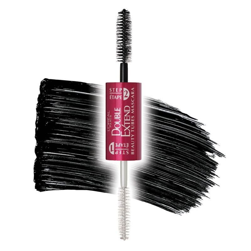 L'Oréal Paris Double Extend Beauty Tubes Lengthening Mascara and Basecoat - 0.33 fl oz, 3 of 7