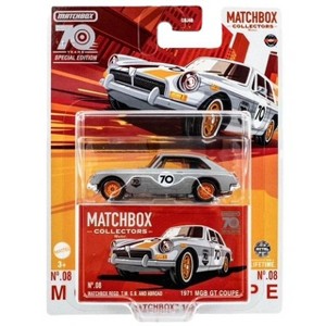 Matchbox 1971 MGB GT Coupe Collectors 70th Special Edition - 1 of 3