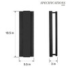LamQee Modern Outdoor Wall Lights Exterior Lighting Fixtures Outdoor Wall Sconce Matte Black Outside Wall Mount Lights - 3 of 4