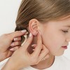 Girls' Classic Ribbon Bow Screw Back Sterling Silver Earrings - In Season Jewelry - 3 of 4