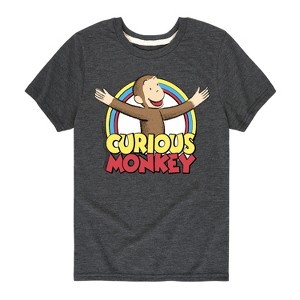 Boys' - Curious George - Classic Cartoons Short Sleeve Graphic T-Shirt - 1 of 4