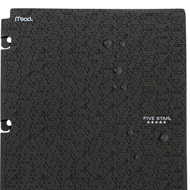 Five Star 2 Pocket Plastic Folders Snap In Portfolio Black, 4 of 10