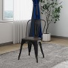 FDW Metal Dining Chairs Set of 2/4 Restaurant Chairs with Rubber Foot Protectors - 3 of 4