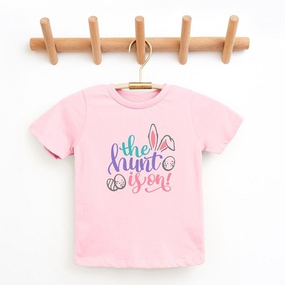 The Juniper Shop The Hunt Is On Easter Toddler Short Sleeve Tee