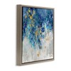 Stupell Industries Abstract Blue Gold Paint Design, 18" x 18" - 3 of 4