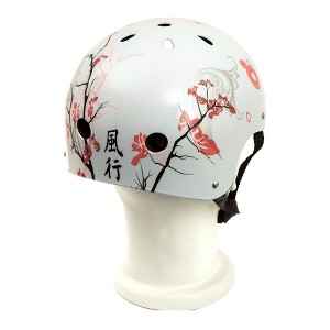 Punisher Skateboards Cherry Blossom Multi-Sport Skateboard Helmet 11-vent Size Medium, Pink - 1 of 3
