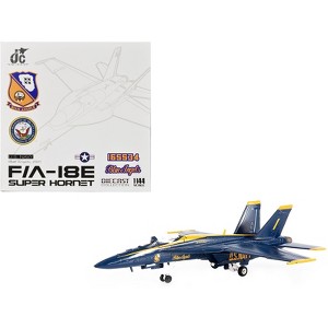 Boeing F/A-18E Super Hornet Fighter Aircraft "Blue Angels #1" (2021) United States Navy 1/144 Diecast Model by JC Wings - 1 of 4