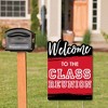 Big Dot of Happiness Reunited Red - Party Decorations - School Class Reunion Party Welcome Yard Sign - 2 of 4