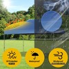 YOOCOZZ Oxford Fabric Outdoor Canopy Tent with 4 Sidewalls UV Waterproof Protection, Heavy Duty Party and 3 Height Adjustable - 4 of 4