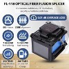 Fiber Fusion Splicer FL-118 with 6 Motors Core Alignment, Fiber Optical Fusion Splicer with 7s Splicing & 12s Heating, Loss 0.01db, 5" LCD Screen - 3 of 4