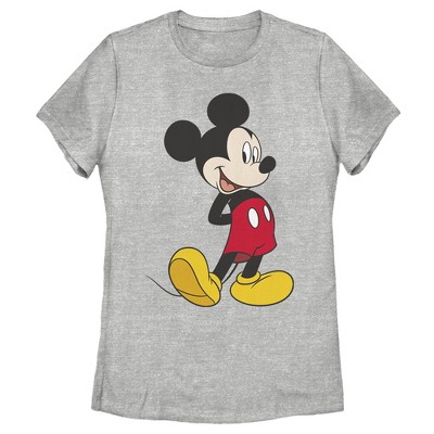 Women's Mickey & Friends Smiling Mickey Mouse Portrait T-shirt : Target