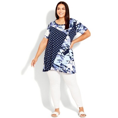 Avenue Felicity Spliced Tunic