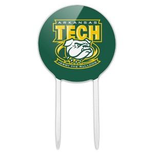 Arkansas Tech University Official Logo Acrylic Cake Topper Party Decoration for Wedding Anniversary Birthday Graduation - 1 of 4