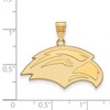 Black Bow Jewelry 10k Yellow Gold Southern Mississippi Golden Eagles NCAA Medium Pendant - 2 of 3