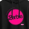 Women's - Barbie - Mattel Barbie Burst Cropped Graphic Hoodie - 2 of 3