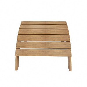 WestinTrends Outdoor Patio All-weather Modern Folding Ottoman - 1 of 3