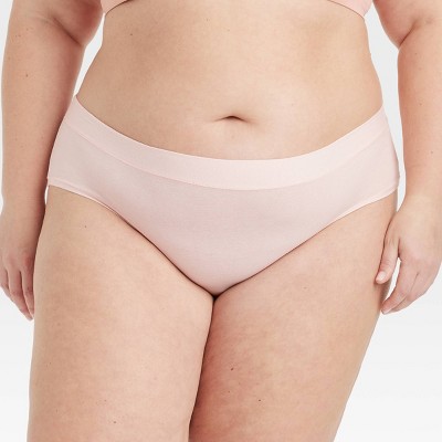 Women's Cotton Stretch Comfort Hipster Underwear Auden™ Pink 3x Target