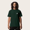 Dalix Sippin' Cup Coffee Ghost Embroidered Relaxed Heavy Soft Cotton T Shirt Mens - 2 of 4