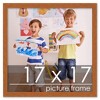 PosterPalooza | Square Slim Profile Brown Picture Frame - UV Acrylic, Foam Board Backing, Hanging Hardware - 2 of 4