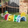 Qaba Kids Play Tunnel for Children 3-6 Years to Crawl and Climb, Lion Design Toddler / Baby Tunnel, Kids Playground for Indoor & Outdoor, Multicolored - 2 of 4