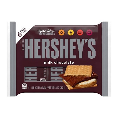Hershey's Milk Chocolate Bar - 6ct