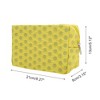 Unique Bargains Lightweight Rectangle Octagonal Dots Organizer Toiletry Bag 1 Pc - 2 of 4