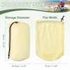 Unique Bargains Waterproof Ultralight Nylon Drawstring Stuff Storage Bag - 2 of 4