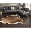 HomeRoots 5' X 7' Brown and White Cowhide Hand Knotted Area Rug - 2 of 4