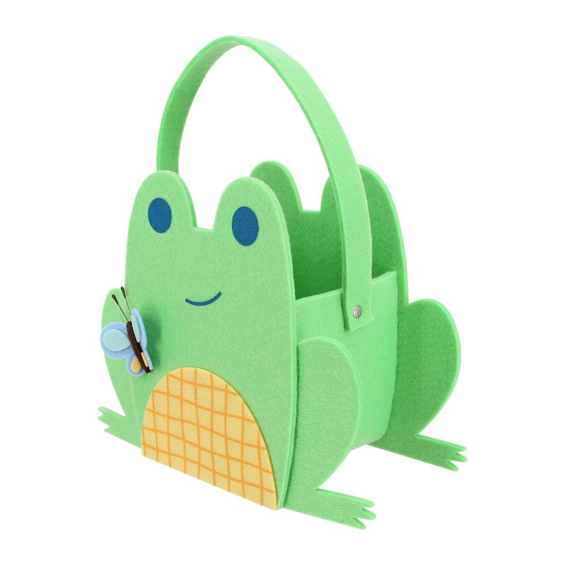 Felt Easter Basket Frog - Spritz&#8482;, 2 of 3