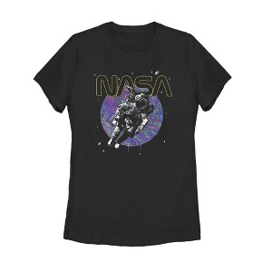 Women's NASA Astronaut Space Swirl T-Shirt - 1 of 3