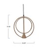 Storied Home Rope Pendant Light with Metal Frame, Abaca Living Room / Dining Room Lighting - 2 of 2
