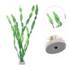 Unique Bargains Aquarium Decorations Fish Tank Artificial Plants Green 12.20" 10 Pcs - 3 of 4