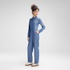 Women's Long Sleeve Denim Jumpsuit - Wild Fable™ - 4 of 4