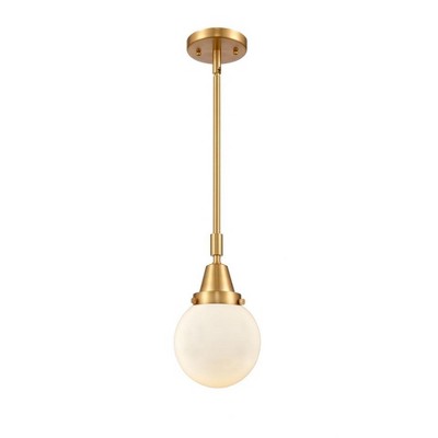 Beacon - 1 Light Stem Hung Mini Pendant In Industrial Style-10.63 Inches Tall and 6 Inches Wide